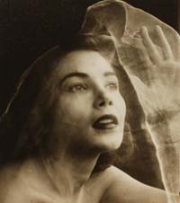 Untitled (woman under cloth), ca. 1948